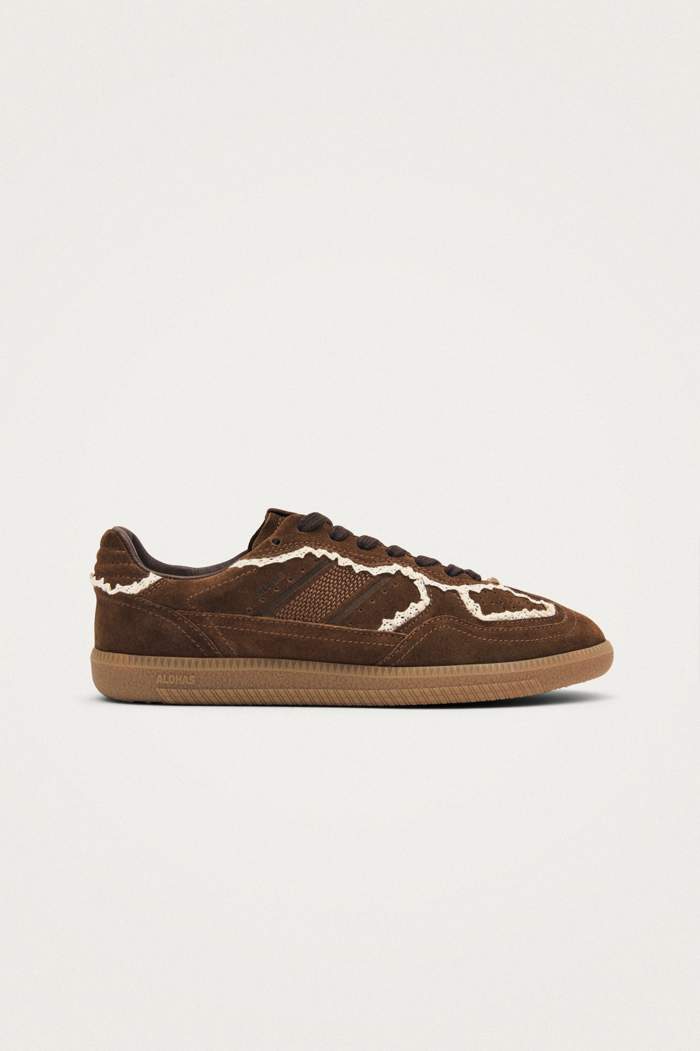 Tb.490 Crochet Chocolate Leather Sneakers