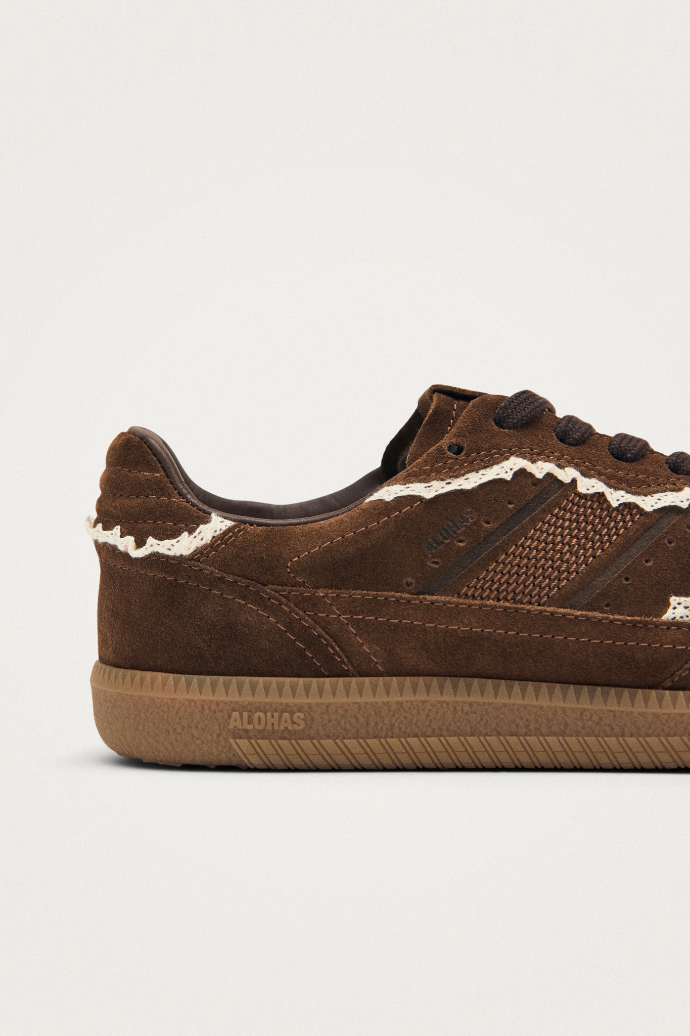 Tb.490 Crochet Chocolate Leather Sneakers