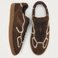 Tb.490 Crochet Chocolate Leather Sneakers