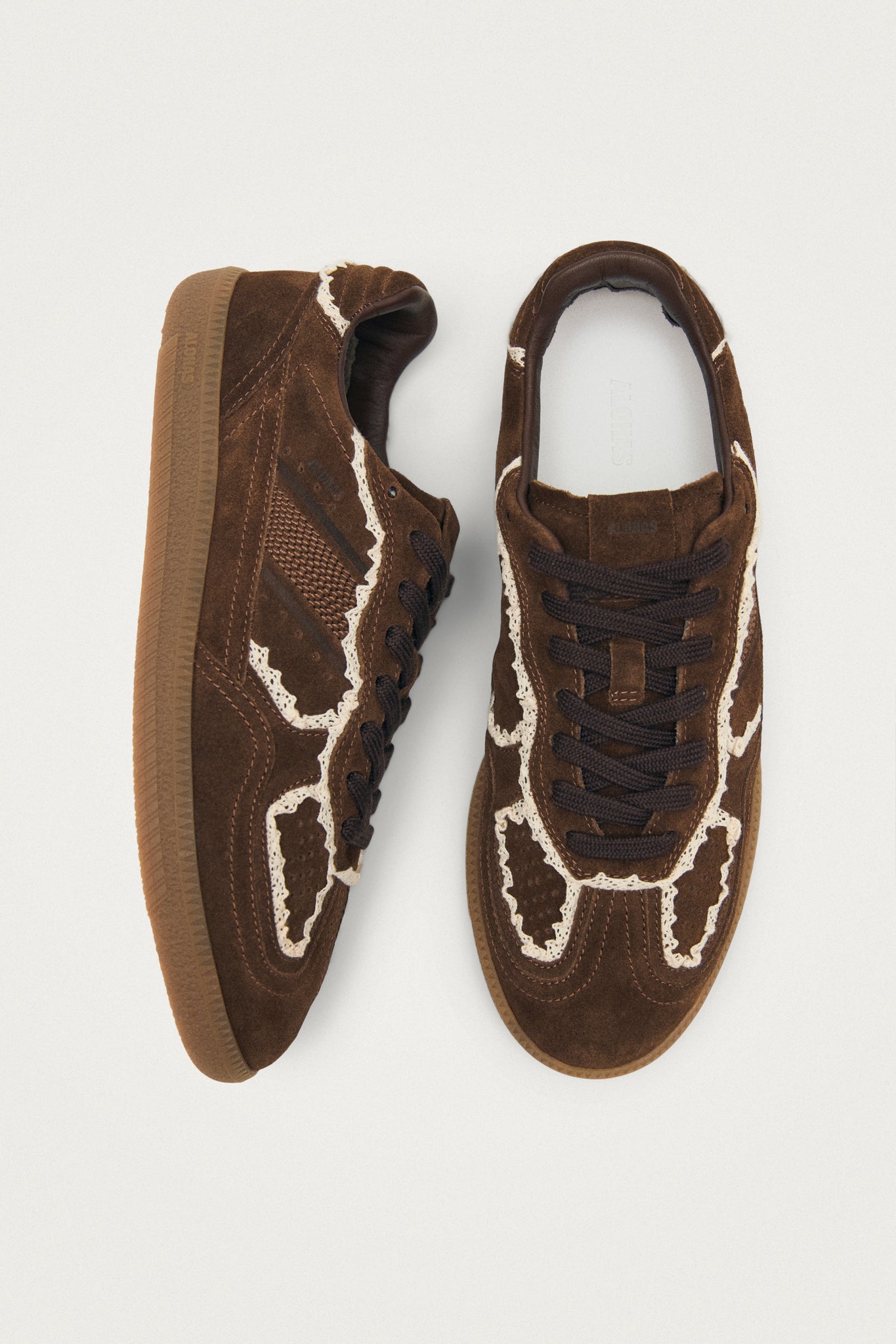 Tb.490 Crochet Chocolate Leather Sneakers