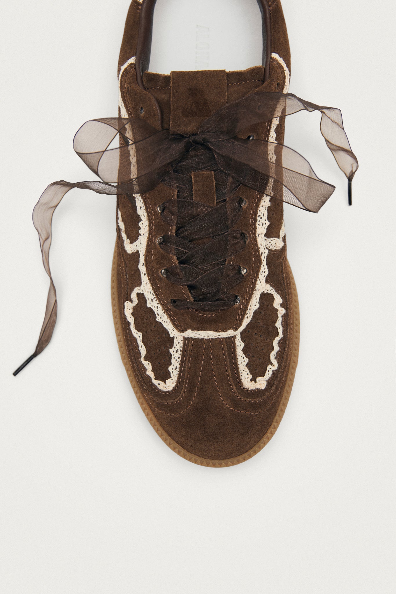 Tb.490 Crochet Chocolate Leather Sneakers