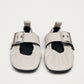 Sarea Cream Leather Ballet Flats