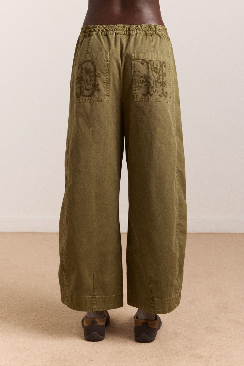 Felix Twill Trousers Olive