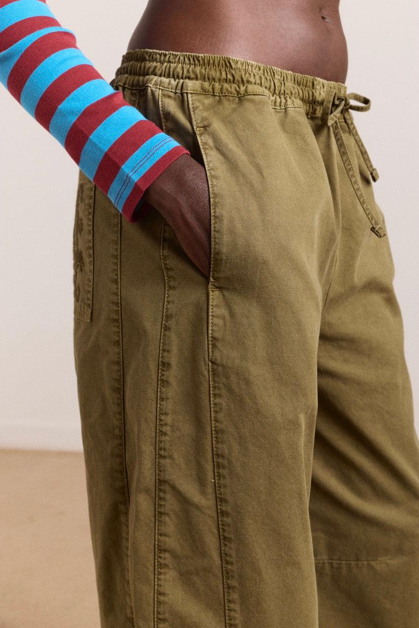 Felix Twill Trousers Olive