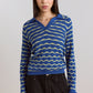 Silvia Polo Jumper - Blue/Mint