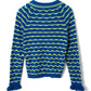 Silvia Polo Jumper - Blue/Mint