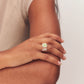 Uva Ring Silver Green