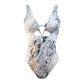 The Knot Swimsuit in Silver Current