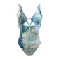 The Knot Swimsuit in Seashell Sparkle