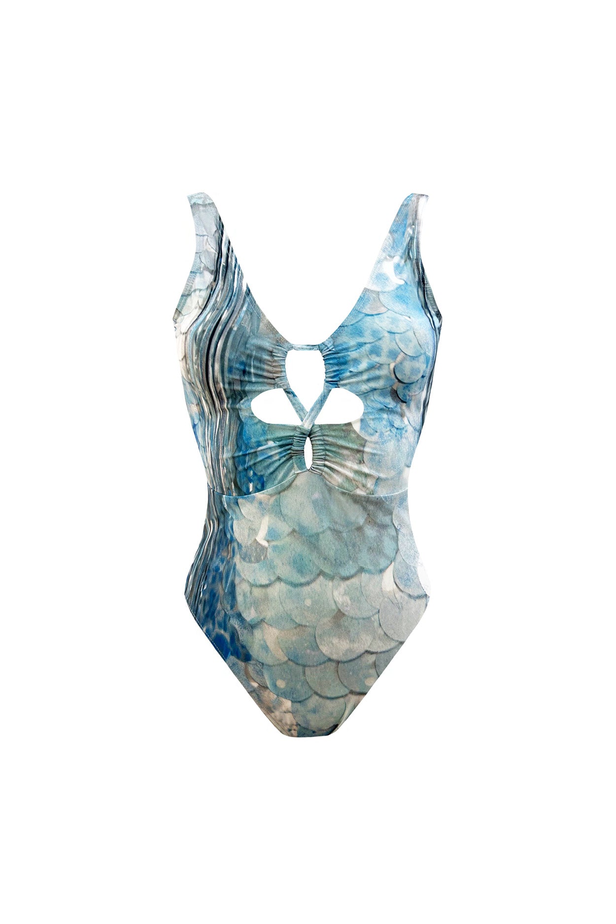 The Knot Swimsuit in Seashell Sparkle