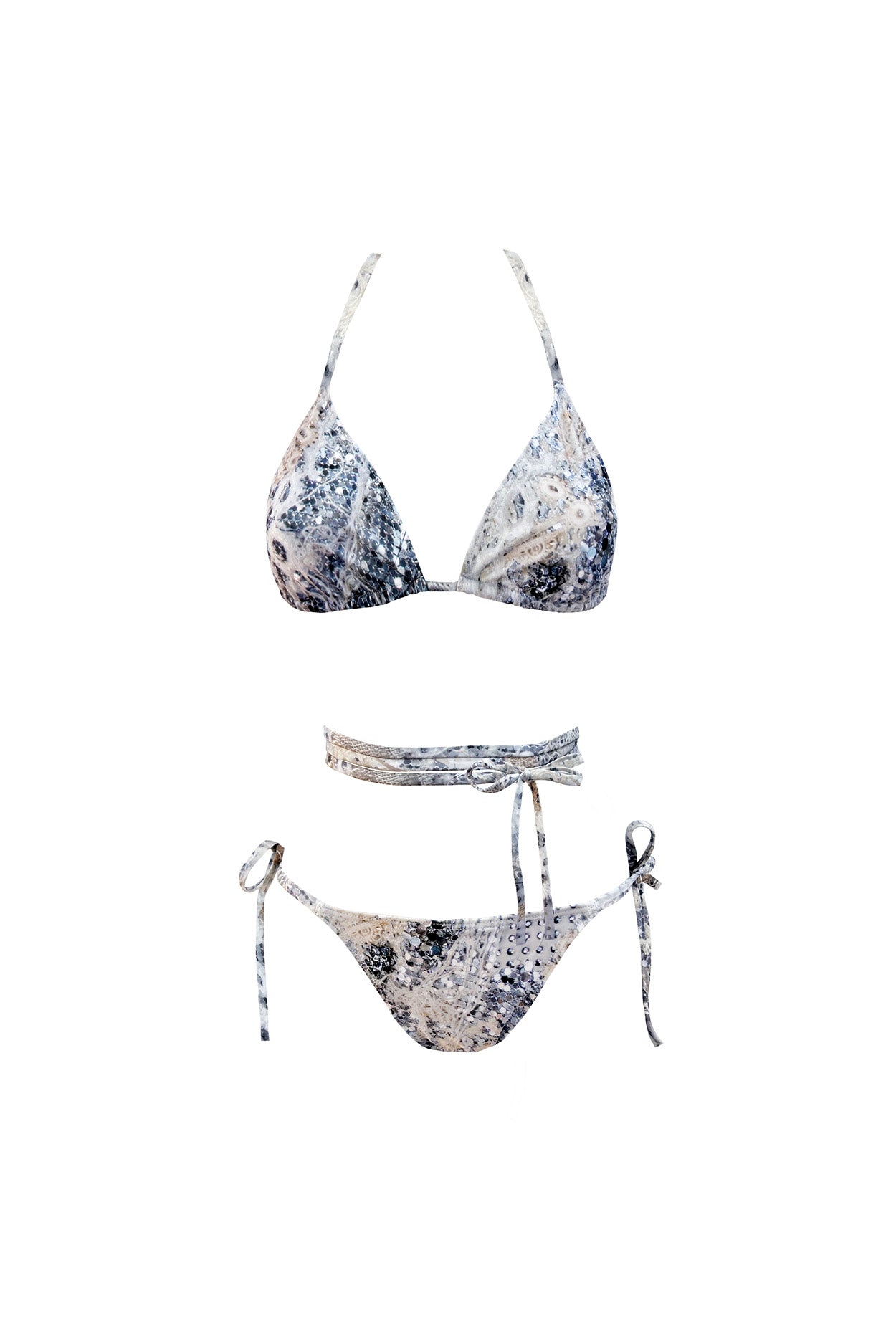 The Silver Current Bikini