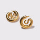 Serpent Hoops Small Gold