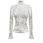 The Silver Sequin Top