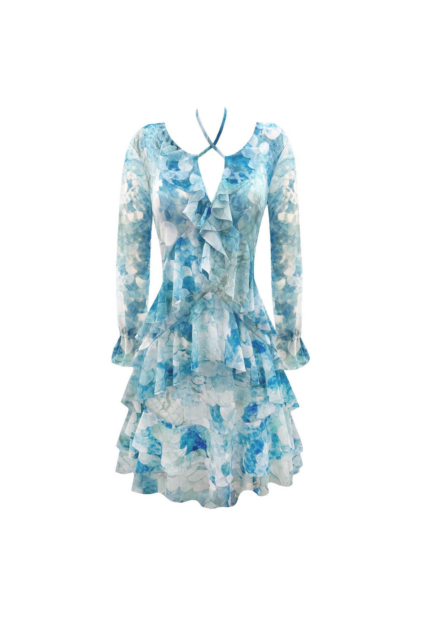 The Moonlight Dress in Seashell Sparkle