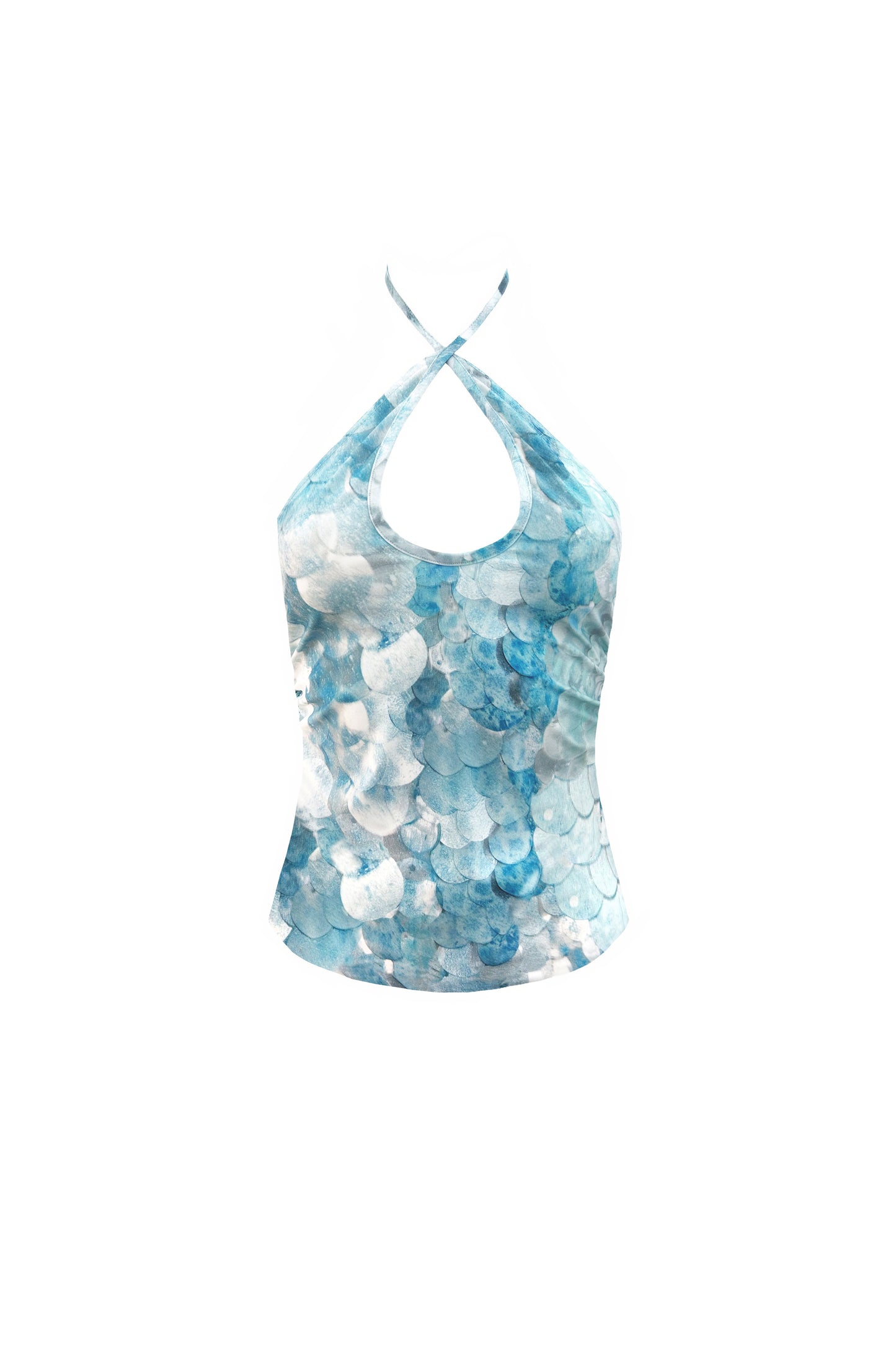 The Mermaid Top in Seashell Sparkle