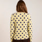 Tabitha Merino Reversible Cardigan - Navy/Butter