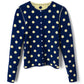 Tabitha Merino Reversible Cardigan - Navy/Butter