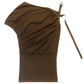 One Shoulder Jersey Top