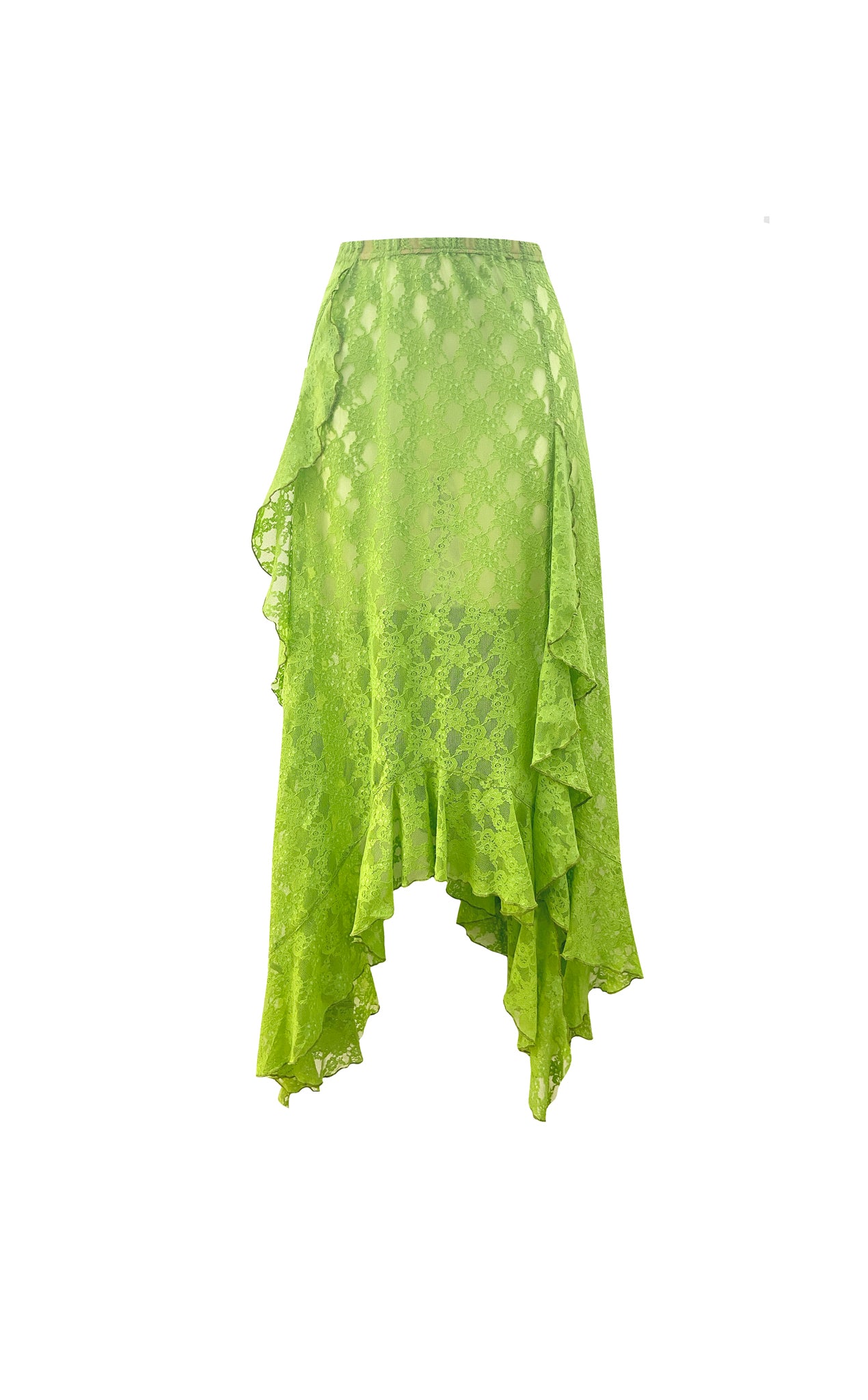 The Butterfly Skirt in Green