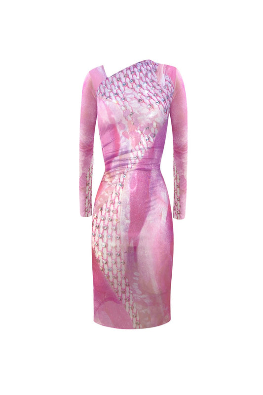 The Element Dress in Pink Flamingo