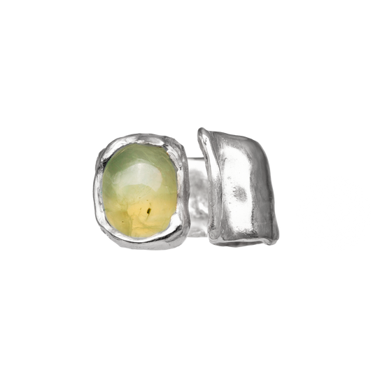 Uva Ring Silver Green