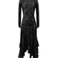 The Butterfly Dress in Black Lace