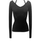 The Tie-Knit Top - Black