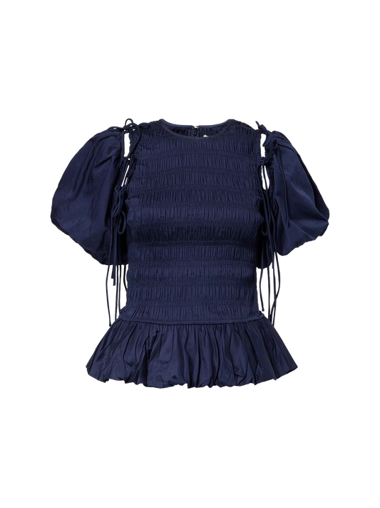 Becca Multi Way Blouse Navy