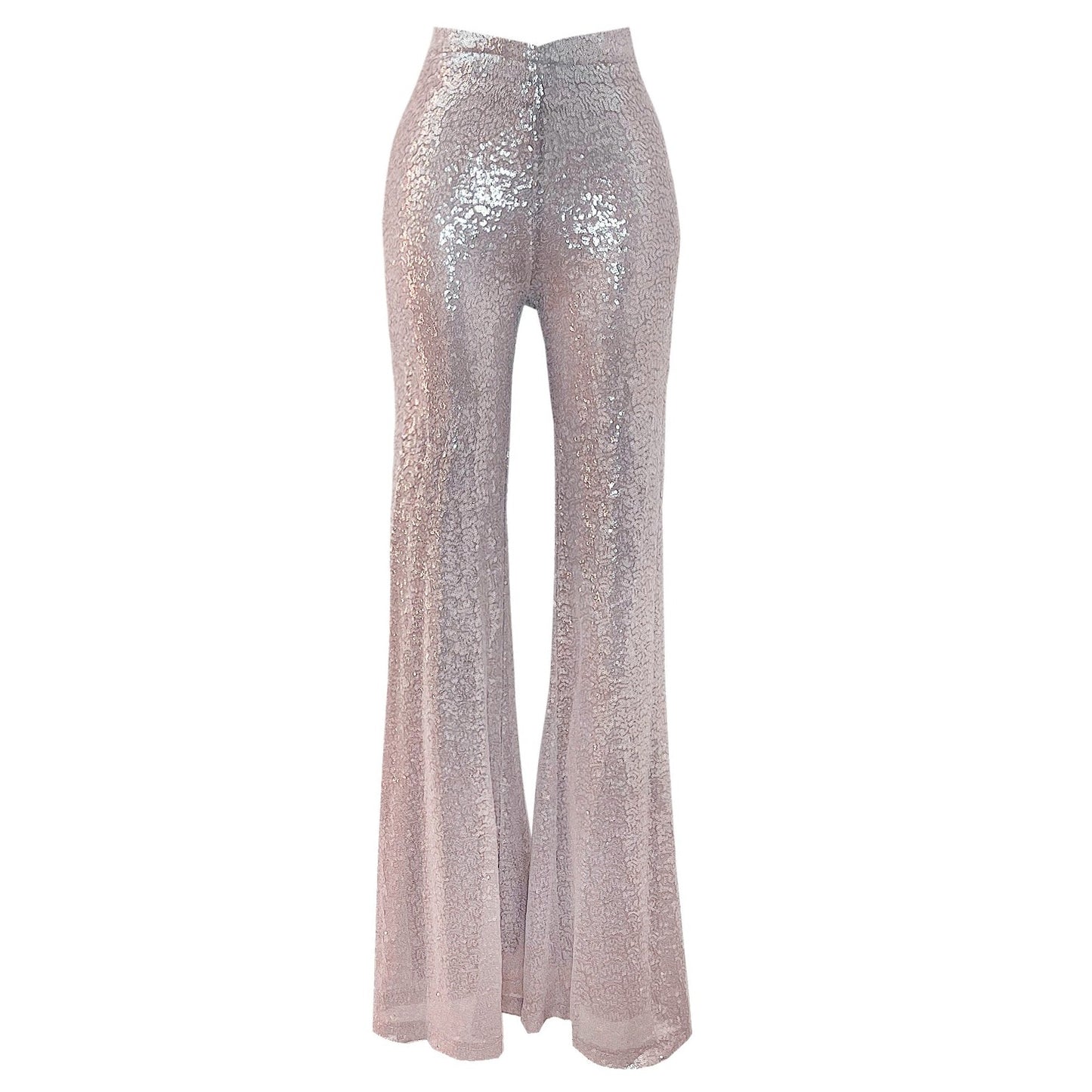 The Sequin Trousers in Champagne