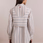 Valeria Double Layer Shirt Caraway Stripe