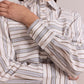 Valeria Double Layer Shirt Caraway Stripe