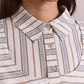 Valeria Double Layer Shirt Caraway Stripe
