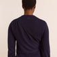 Venna Wrap Merino Wool Cardigan Navy