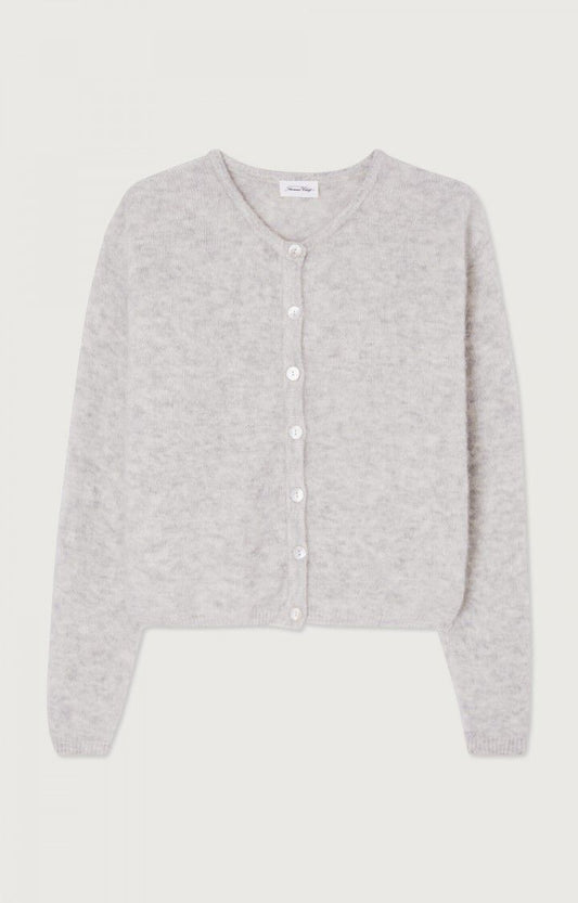 Vitow Cardigan Gris Clair Chine