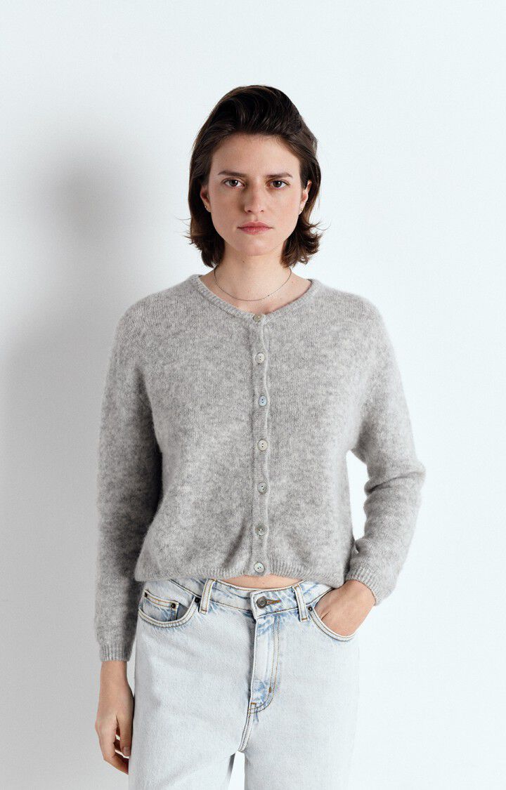 Vitow Cardigan Gris Clair Chine