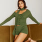 One Love Shoulder Rib Pine Green