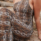 LEOPARD ASYMMETRIC DRESS