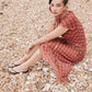 RETRO CHECK MESH SKIRT