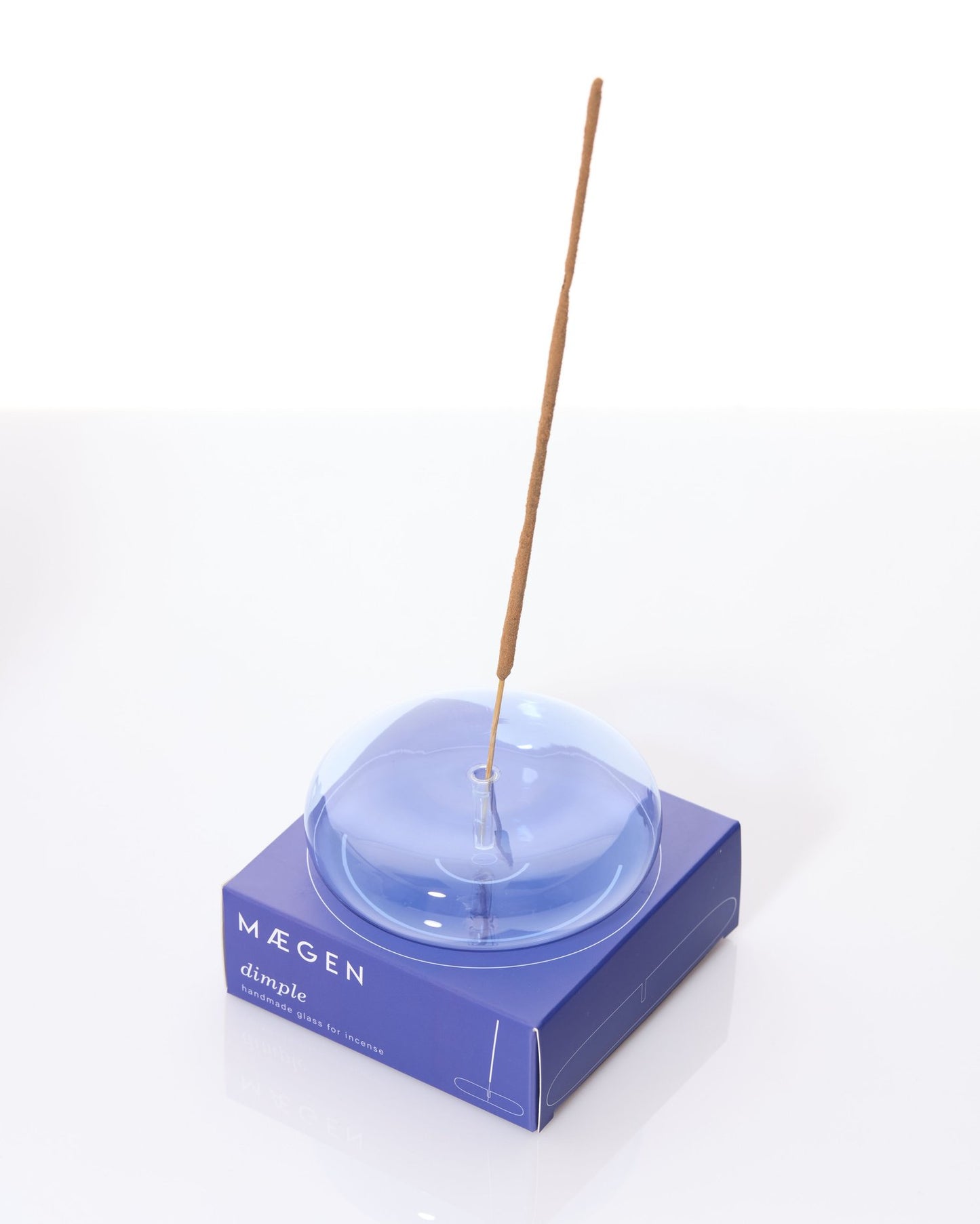 Dimple Incense Holder Blue