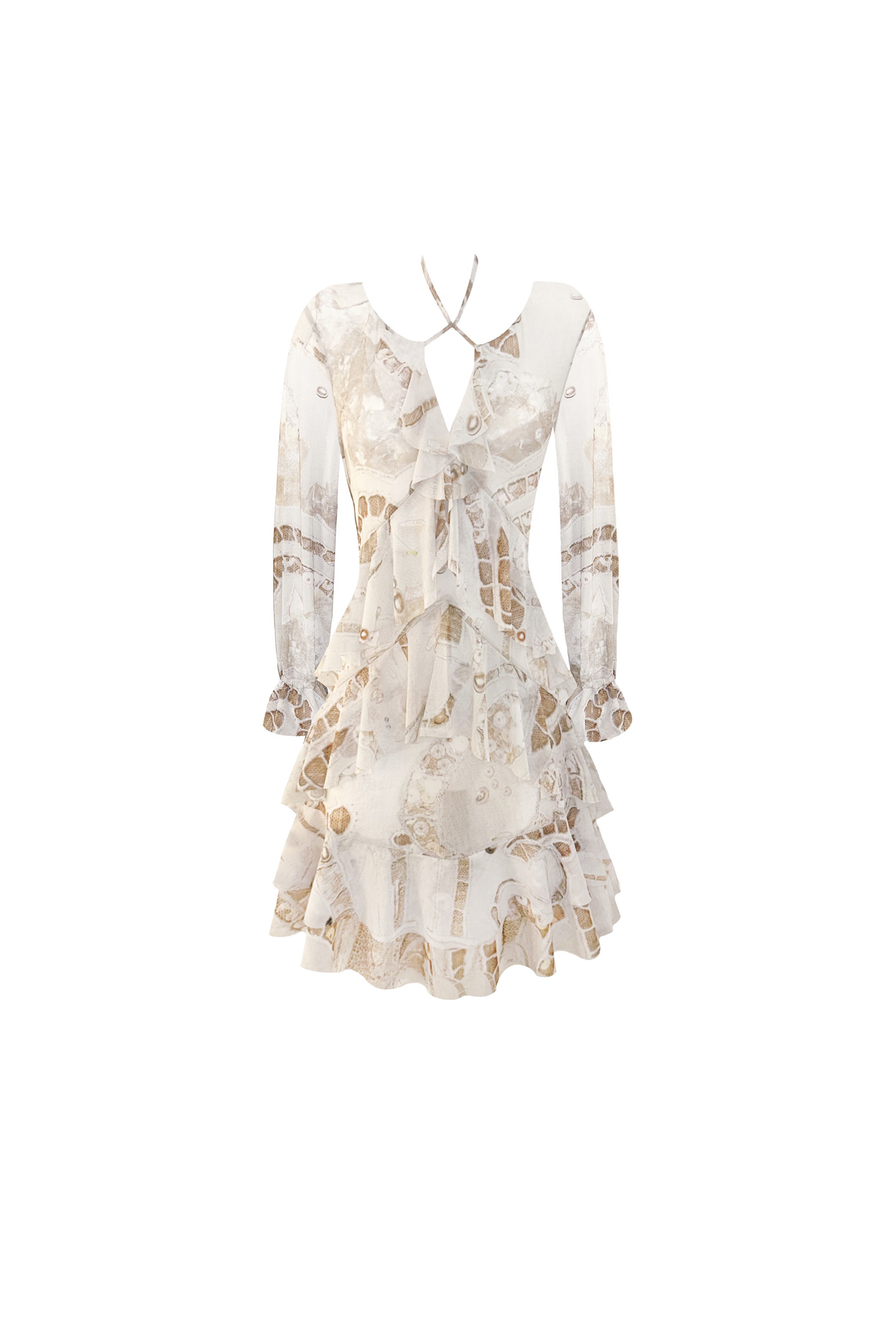 The Moonlight Dress in Pearl Lace