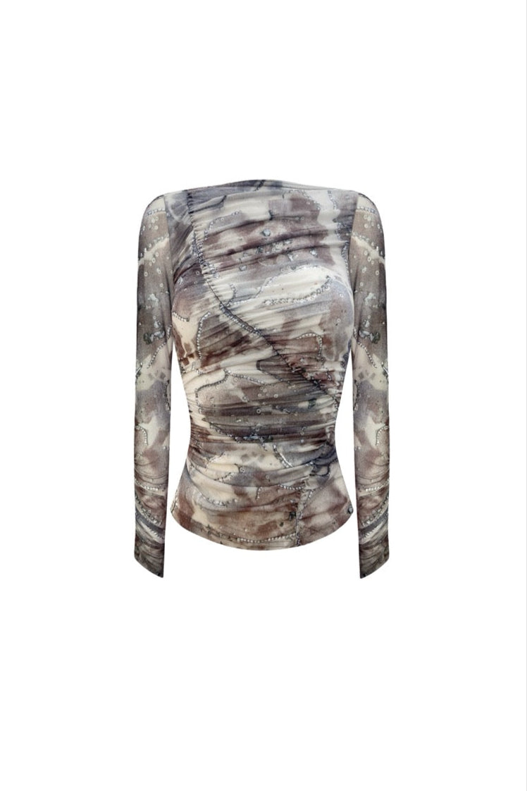 The Wave Top in Desert Haze