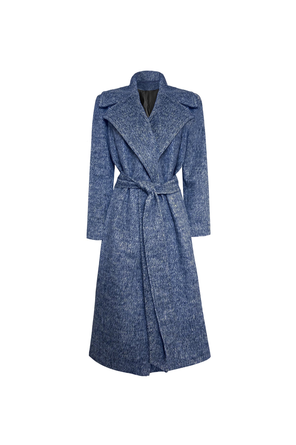 The Wool Coat in Mountain Blue