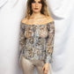 Moonlight Top in Silver Current
