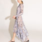 The Butterfly Dress in Silver Current