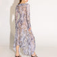 The Butterfly Dress in Silver Current