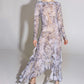 The Butterfly Dress in Silver Current