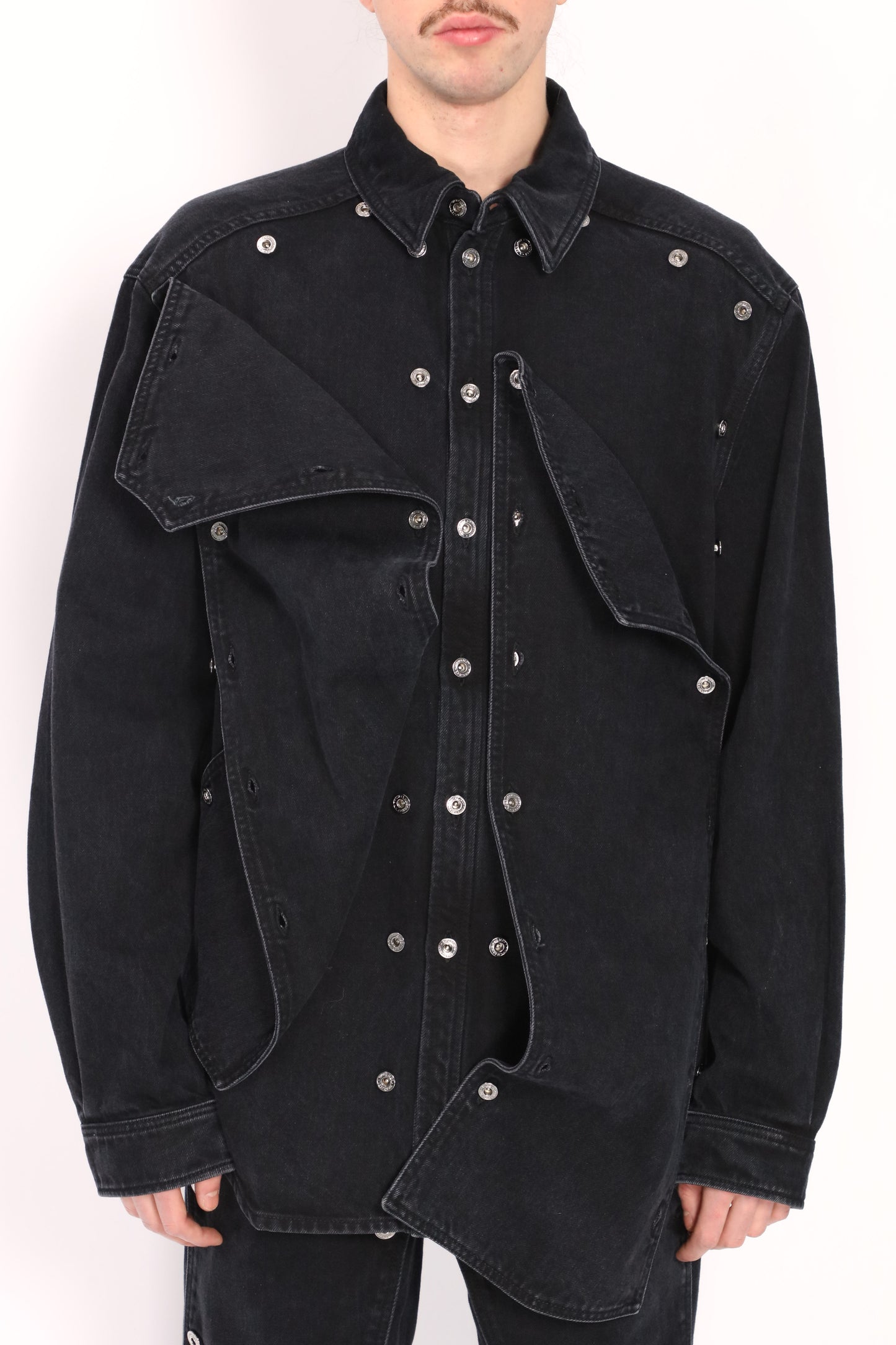 EVERGREEN SNAP OFF DENIM SHIRT