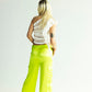 The Cargo Trousers in Lime green