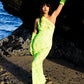 The Neon Lace Maxi Dress