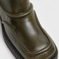Malene Khaki Ankle Boots